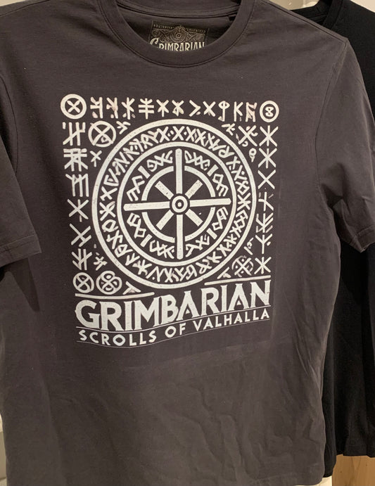 Grimbarian Scrolls of Valhalla T-Shirts