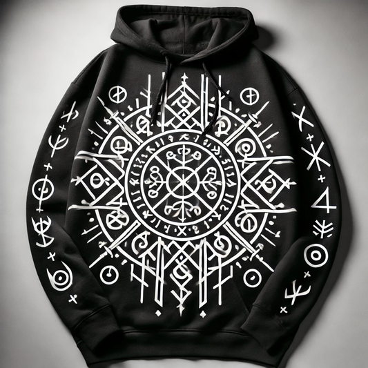 Grimbarian “Valhalla Compass” Hoodie